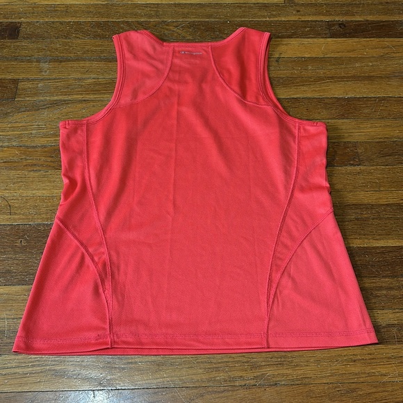 Champion Women's Vibrant Red Workout Tank Top, Large - Picture 3 of 4